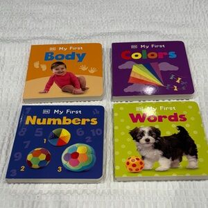 My First Learning Board Book Set - Orange, Purple, Blue, Green